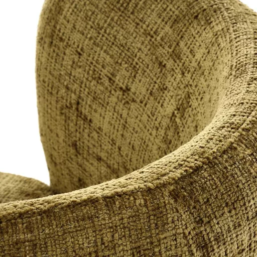 Modern kárpitozott étkezőszék – olívazöld design szék fekete fém lábakkal 62 x 64 x 79 x 51 cm