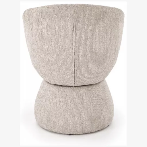 Modern forgószék , puha beige színű kárpitozott szövettel , amely elegáns megjelenésű és kényelmes 63x62x82x48 cm