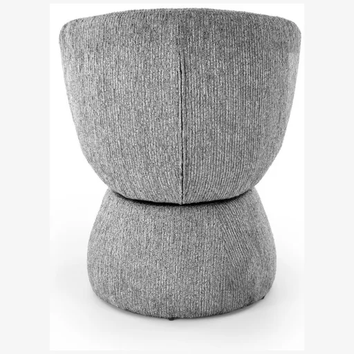 Modern forgószék , puha szürke színű kárpitozott szövettel , amely elegáns megjelenésű és kényelmes  63x62x82x48 cm