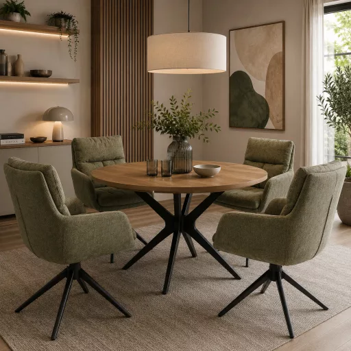 A modern forgószék kényelmes ülőfelülettel,  textilkárpittal  olivazöld színben  és elegáns fekete fém lábakkal 65x60x87x51 cm