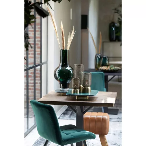 Zöld márvány dekor tál 33x33x6,5 cm