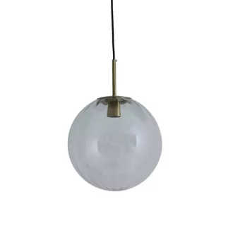 1-es Áttetsző bordázott üvegbúrás design függeszték
