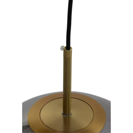 kKróm színű üvegbúrás design függeszték