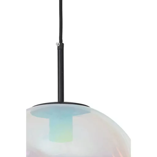 1-es arany-szivárvány üvegbúrás design függeszték