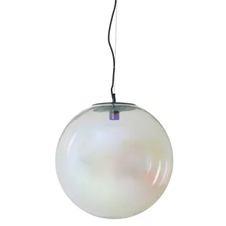  1-es arany-szivárvány üvegbúrás design függeszték