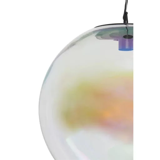  1-es arany-szivárvány üvegbúrás design függeszték