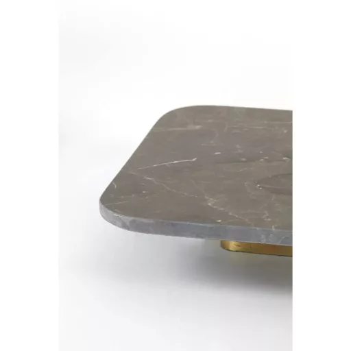 Szürke márvány dekor tál 33x33x6,5 cm