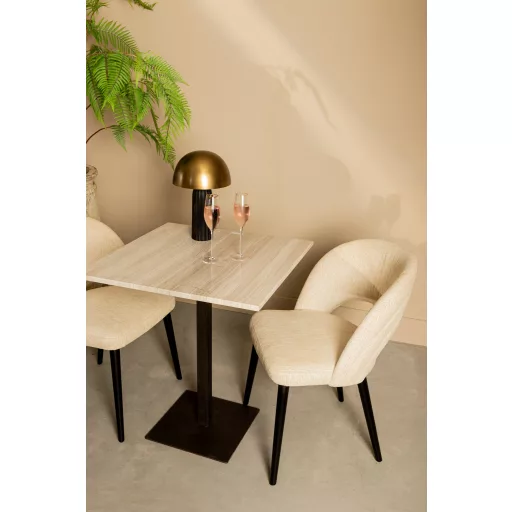  Fehér színű kárpitozott design szék – Modern étkezőszék