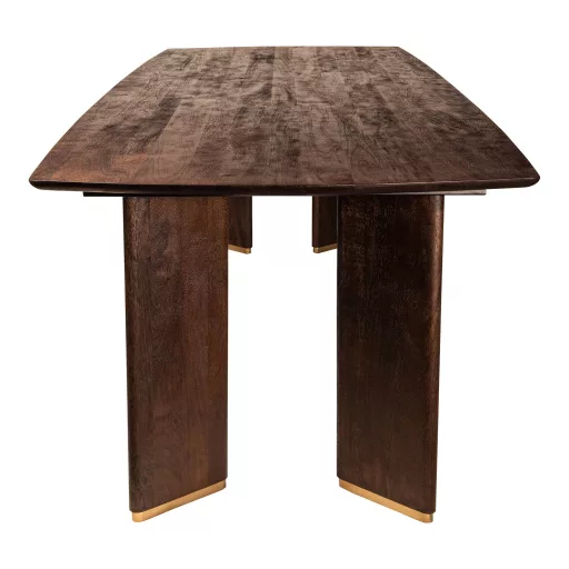 Prémium mangófa étkezőasztal fém lábakkal – 240×100 cm modern design étkezőasztal