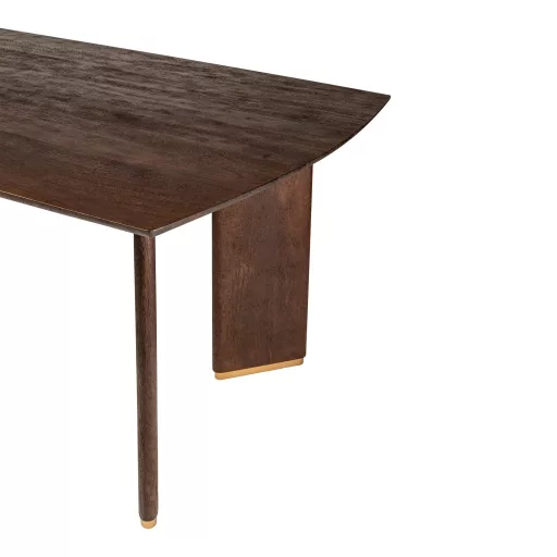 Prémium mangófa étkezőasztal fém lábakkal – 280×110 cm modern design étkezőasztal