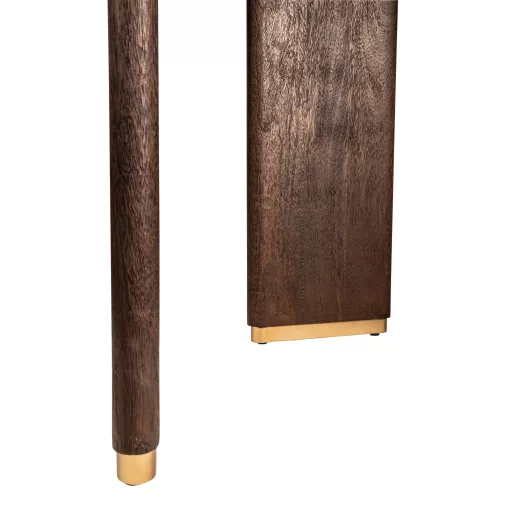 Prémium mangófa étkezőasztal fém lábakkal – 280×110 cm modern design étkezőasztal