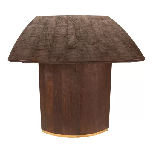 Prémium mangófa étkezőasztal fém lábakkal – 200×100 cm modern design étkezőasztal