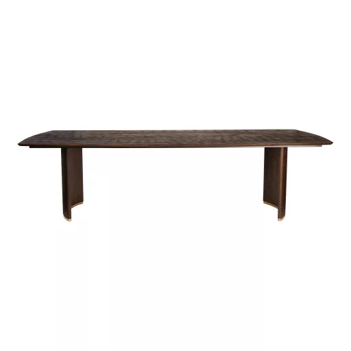 Prémium mangófa étkezőasztal fém lábakkal – 240×100 cm modern design étkezőasztal
