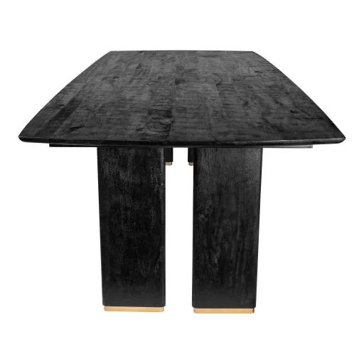 Prémium mangófa étkezőasztal fém lábakkal – 280×110 cm modern design étkezőasztal