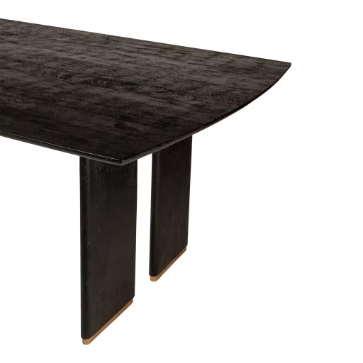 Prémium mangófa étkezőasztal fém lábakkal – 280×110 cm modern design étkezőasztal
