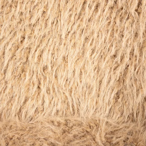 Kárpitozott design szék – Bézs, extra puha textilborítással