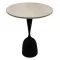 Beige márvány bárasztal – modern design szoborszerű talppal