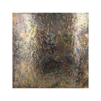 Modern absztrakt falikép bronz-szürke-arany textúrával 