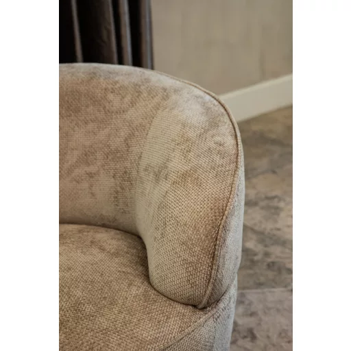 Kárpitozott design szék – Modern stílus, fekete lábakkal