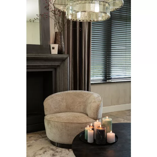 Kárpitozott design szék – Modern stílus, fekete lábakkal