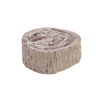   Egyedi fa rönk dohányzóasztal természetes felülettel és masszív megjelenéssel