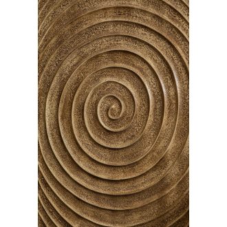  Spirál mintás fa falpanel – 3D texturált modern faldekoráció