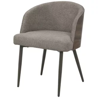 Mink szín, kárpitozott design szék