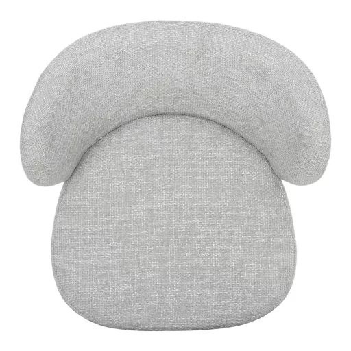 Kárpitozott design szék – Modern forma, fekete lábakkal