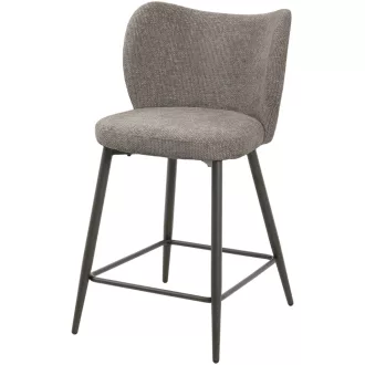   Kárpitozott design szék – Modern stílus, fekete lábakkal