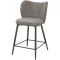Kárpitozott design szék – Modern stílus, fekete lábakkal