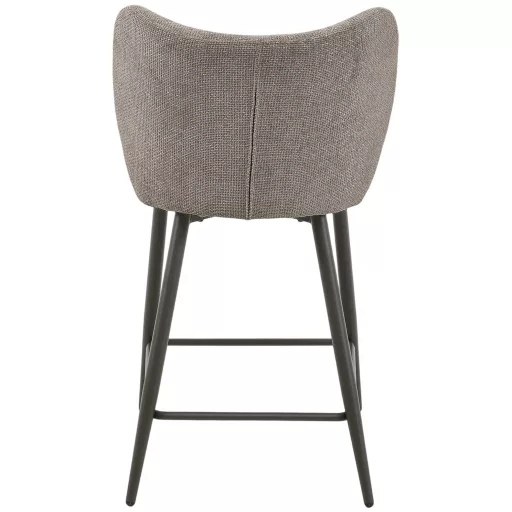Kárpitozott design szék – Modern stílus, fekete lábakkal