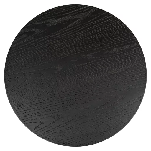 Organikus dohányzóasztal garnitúra – sötét kávé színű tölgy furnér design asztalok, modern prémium nappali bútor szett  143x103x30 cm+38x60x60 cm
