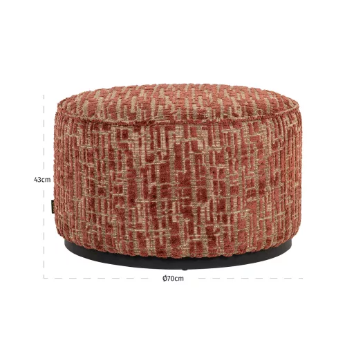 Prémium design puff – nagyméretű, multifunkciós ülőbútor nappaliba, dohányzóasztal alternatívaként, extra ülőhelyként vagy kényelmes lábtartóként 43x70cm