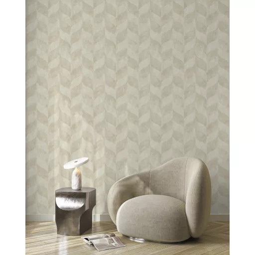 Modern geometrikus tapéta bézs árnyalatban 10x0,53m