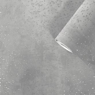   Modern szürke betonhatású tapéta finom apró fémes ezüst szórásokkal 