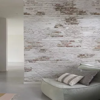   Loft stílusú beton és téglafal mintás tapéta – ipari faldekoráció modern enteriőrbe szürke-barna árnyalataiban