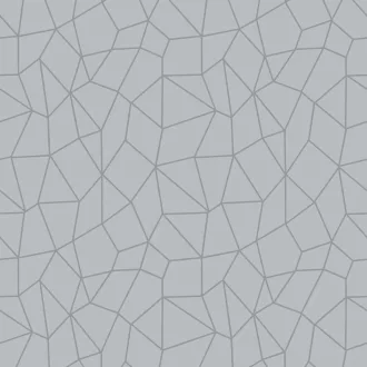   Modern, letisztult geometrikus mintás tapéta finom vonalháló mintával  szürke-ezüst fémes csillogásal