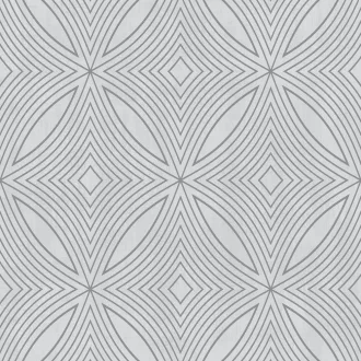   Modern geometrikus mintás prémium tapéta elegáns pasztell szürke alapon ezüst színü fémes felülettel