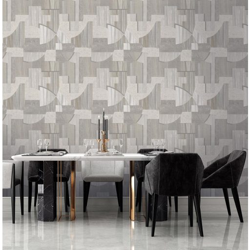 Geometrikus mintás tapéta – Vízfesték hatású, modern prémium faldekor