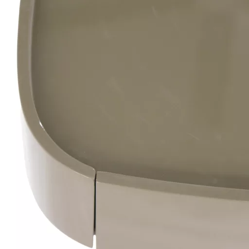  Zsálya zöld, magasfényű fiókos éjjeliszekrény – modern design, kihúzható felső résszel