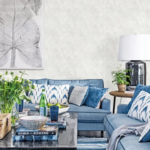 Prémium antikolt hatású tapéta – modern texturált  tapéta krém színben