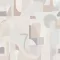 Modern geometrikus tapéta – absztrakt design tapéta pasztell színben