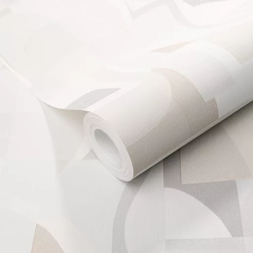 Modern geometrikus tapéta – absztrakt design tapéta pasztell színben